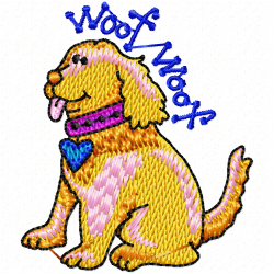 Dogs Embroidery Design 8 Dogs Embroidery Design 8